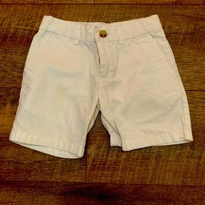 White Polo dress shorts